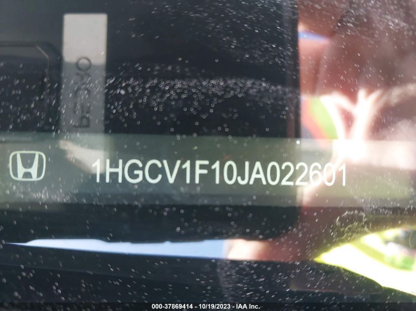 2018 HONDA ACCORD LX - 1HGCV1F10JA022601
