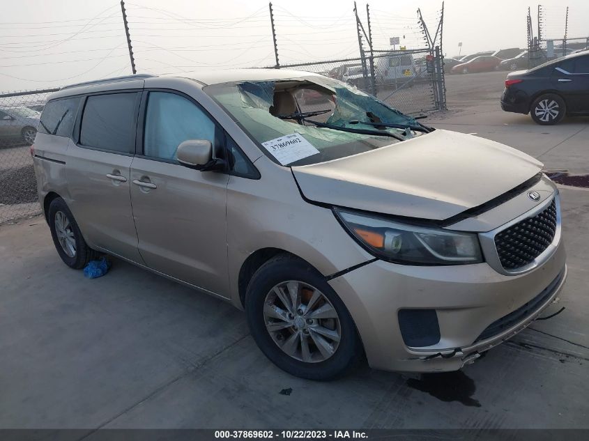 2016 KIA SEDONA LX - KNDMB5C15G6088418