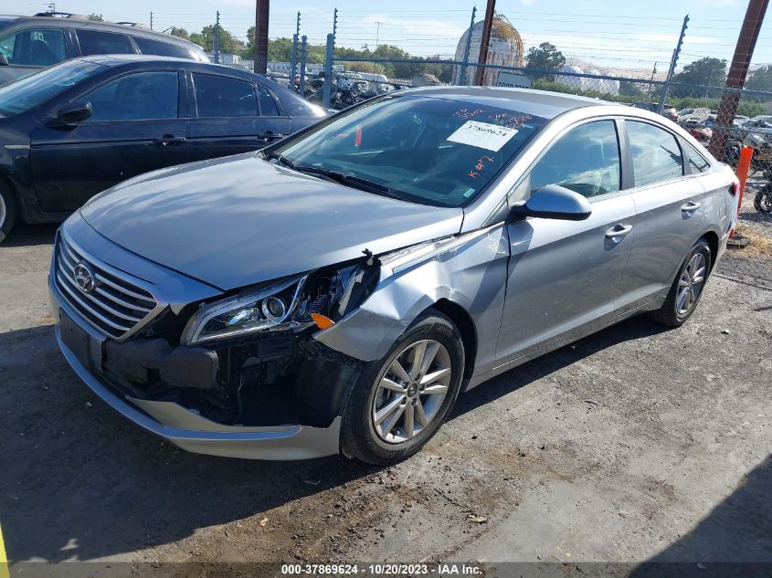 2016 HYUNDAI SONATA 2.4L SE - 5NPE24AF3GH284327