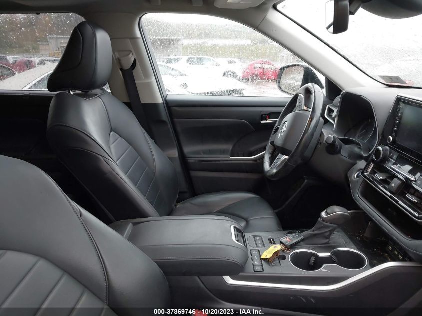 VIN 5TDGZRBHXMS534444 2021 TOYOTA HIGHLANDER XLE