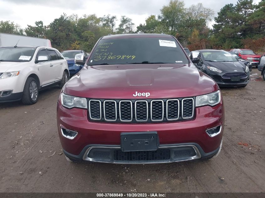 2017 JEEP GRAND CHEROKEE LIMITED - 1C4RJFBG8HC716723