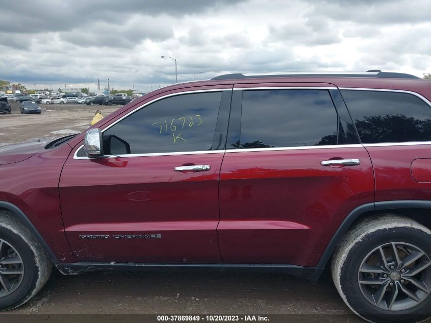 2017 JEEP GRAND CHEROKEE LIMITED - 1C4RJFBG8HC716723