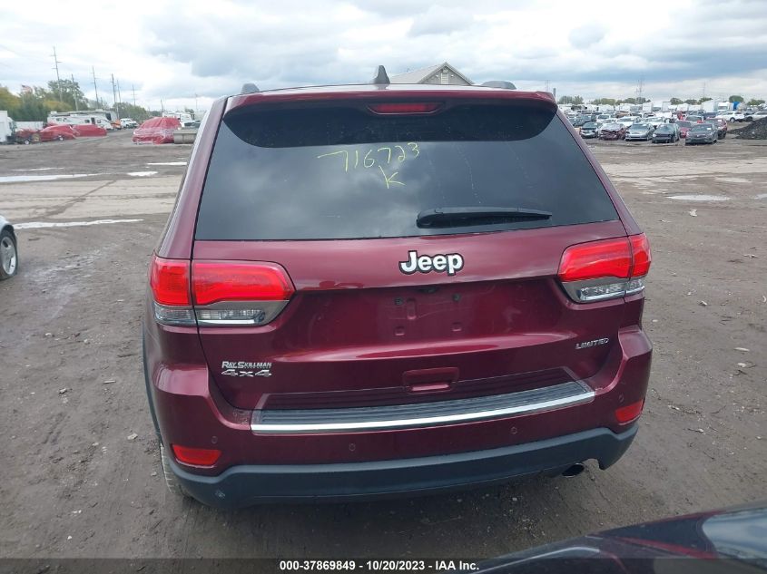2017 JEEP GRAND CHEROKEE LIMITED - 1C4RJFBG8HC716723