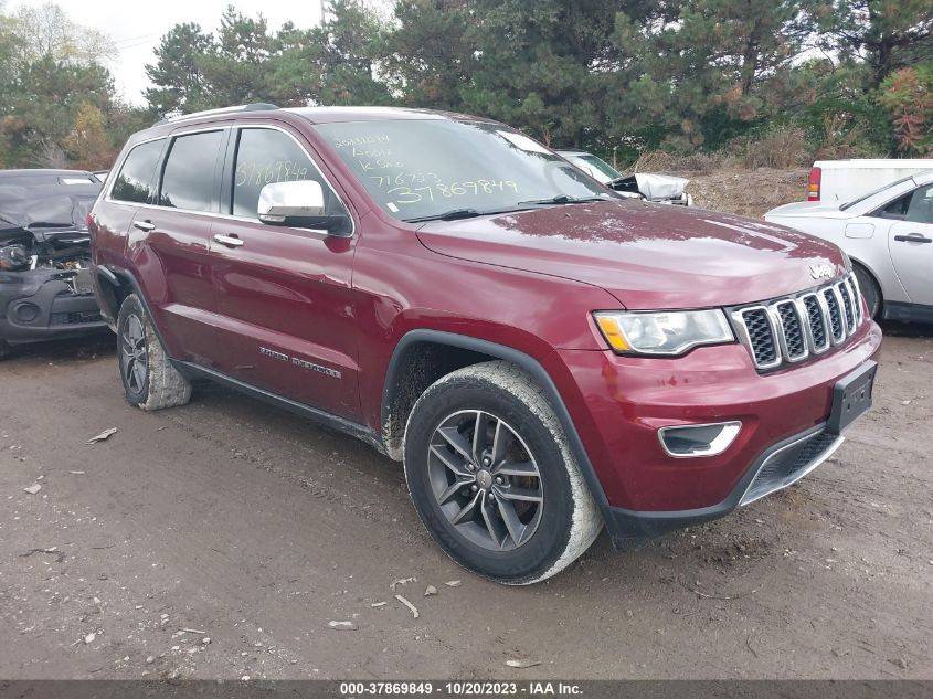 2017 JEEP GRAND CHEROKEE LIMITED - 1C4RJFBG8HC716723