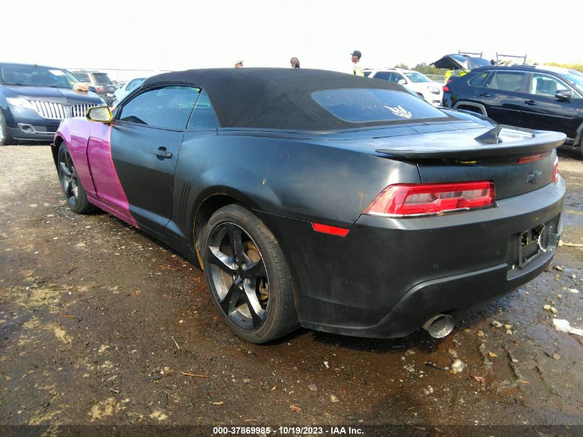 2015 CHEVROLET CAMARO LT - 2G1FD3D37F9294265
