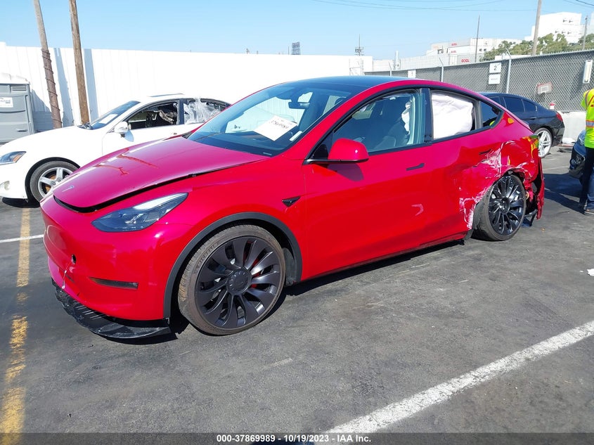 VIN 7SAYGDEF4PF834502 2023 TESLA MODEL Y PERFORMANCE