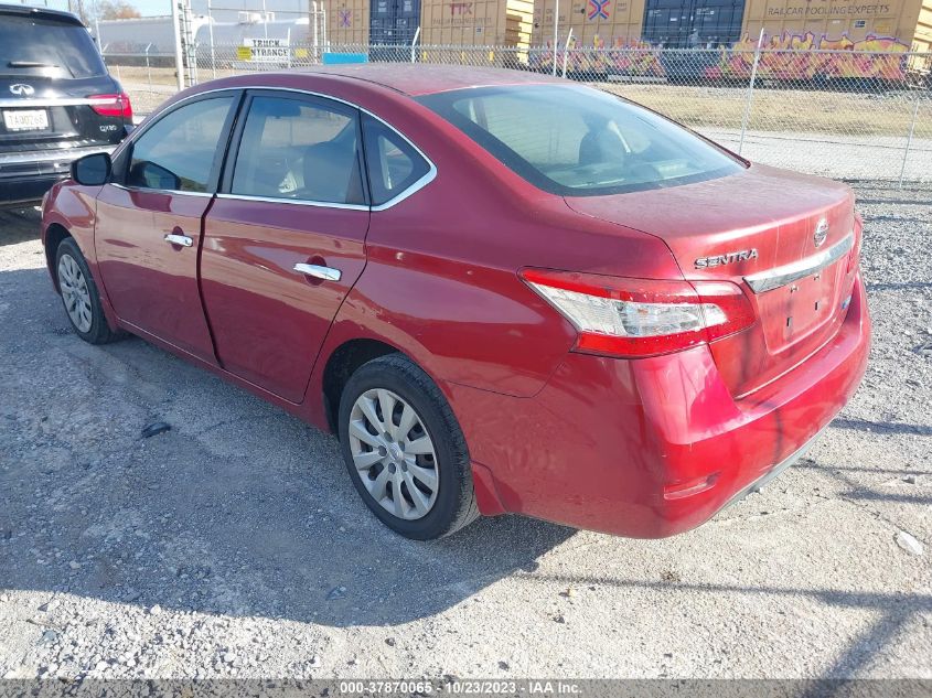 2014 NISSAN SENTRA S/SV/SR/SL - 3N1AB7AP8EY299627
