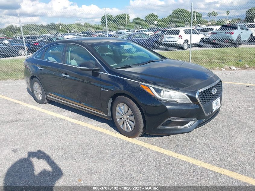 2016 HYUNDAI SONATA HYBRID SE - KMHE24L10GA038467