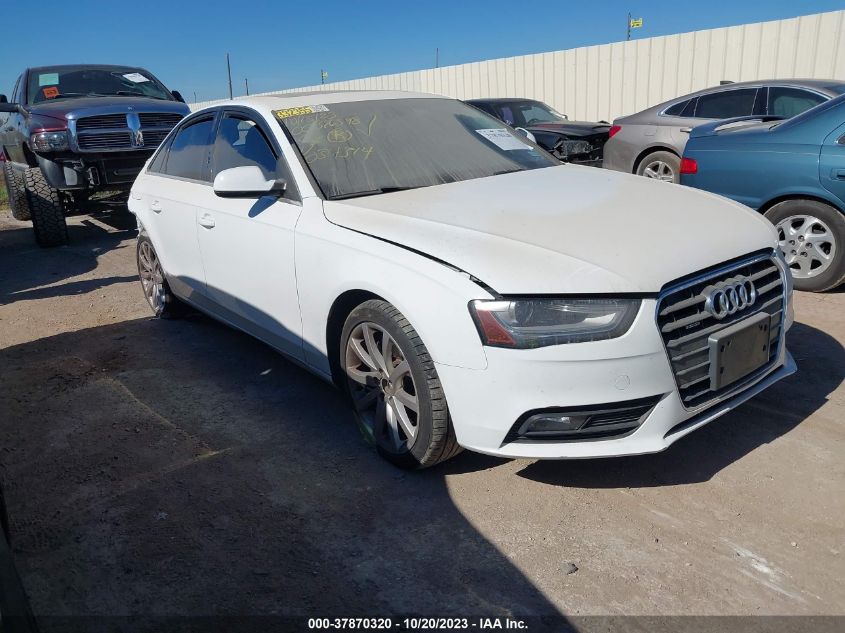 2013 AUDI A4 PREMIUM PLUS - WAUFFAFL7DN034314