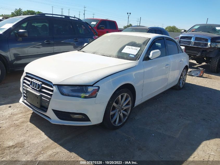 2013 AUDI A4 PREMIUM PLUS - WAUFFAFL7DN034314