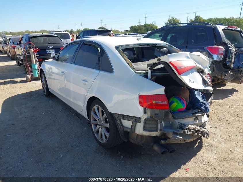 2013 AUDI A4 PREMIUM PLUS - WAUFFAFL7DN034314