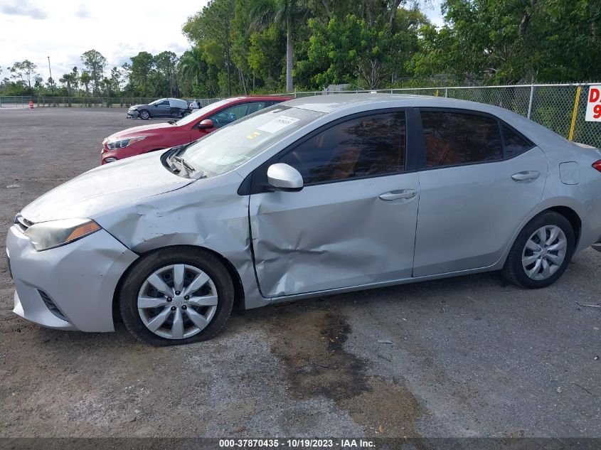 2015 TOYOTA COROLLA L/LE/S/S PLUS/LE PLUS - 2T1BURHE5FC331060