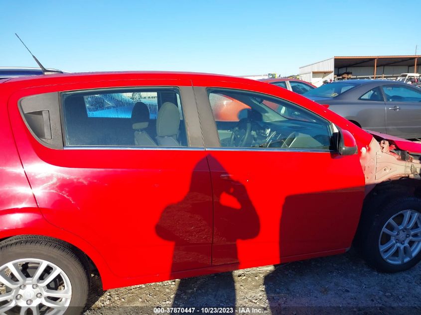 2013 CHEVROLET SONIC LT - 1G1JC6SH8D4192499