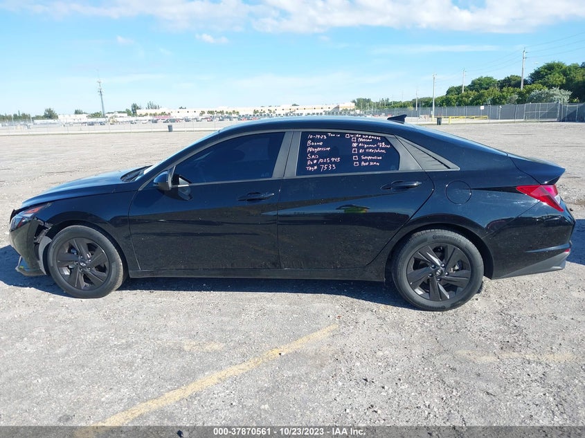 VIN KMHLS4AG7NU252642 2022 HYUNDAI ELANTRA SEL