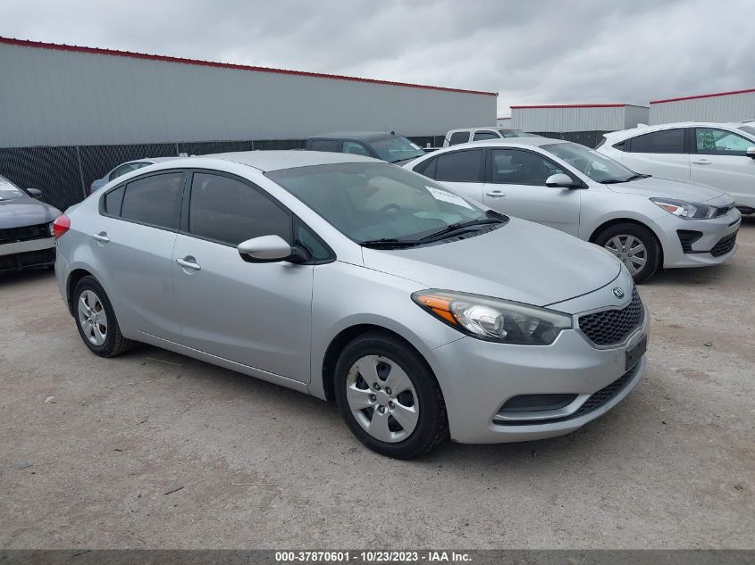 2015 KIA FORTE LX - KNAFK4A65F5404001