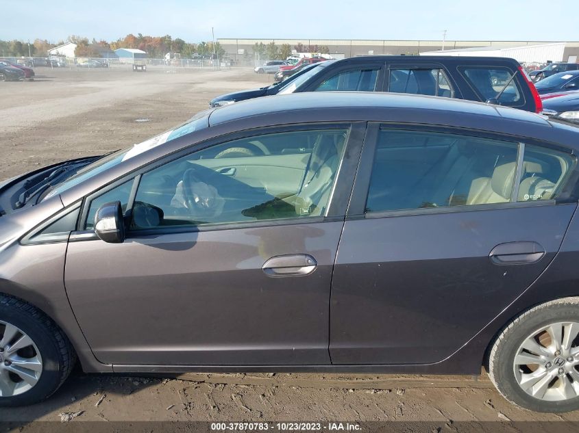 2013 HONDA INSIGHT EX - JHMZE2H7XDS001610