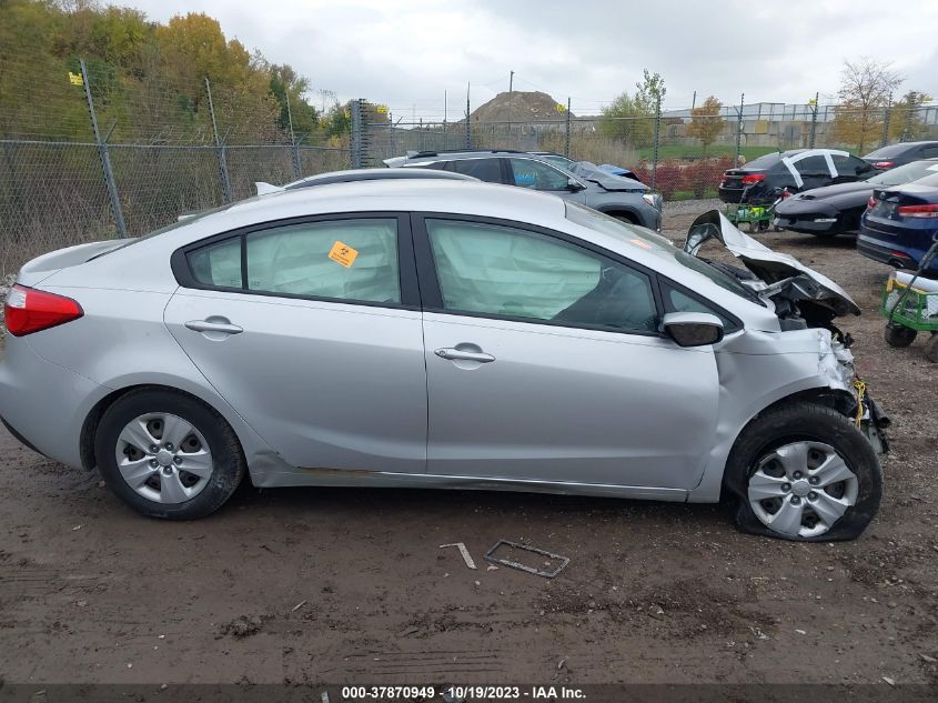 2015 KIA FORTE LX - KNAFK4A63F5427731