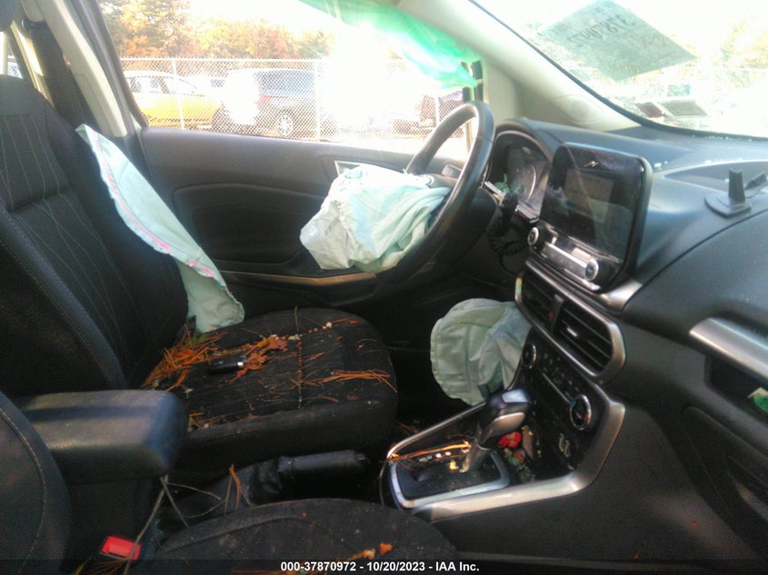 VIN MAJ6S3GL9KC292731 2019 FORD ECOSPORT SE