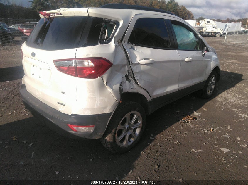 VIN MAJ6S3GL9KC292731 2019 FORD ECOSPORT SE