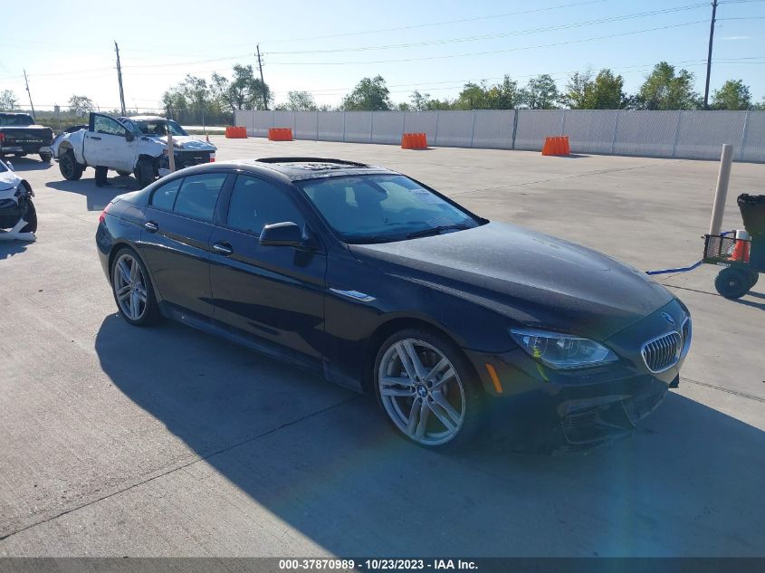 2015 BMW 640I GRAN COUPE WBA6A0C51FD318397