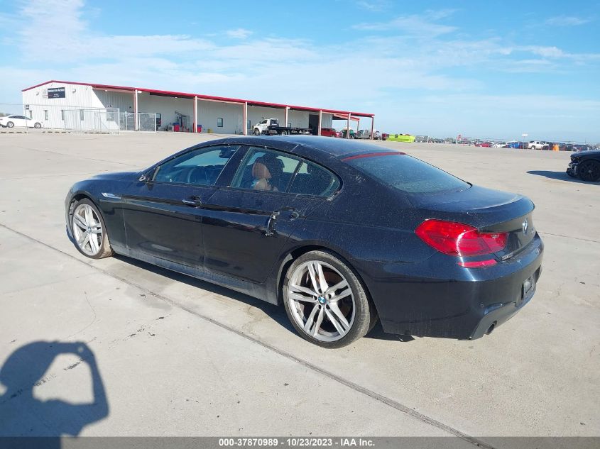 2015 BMW 640I GRAN COUPE WBA6A0C51FD318397