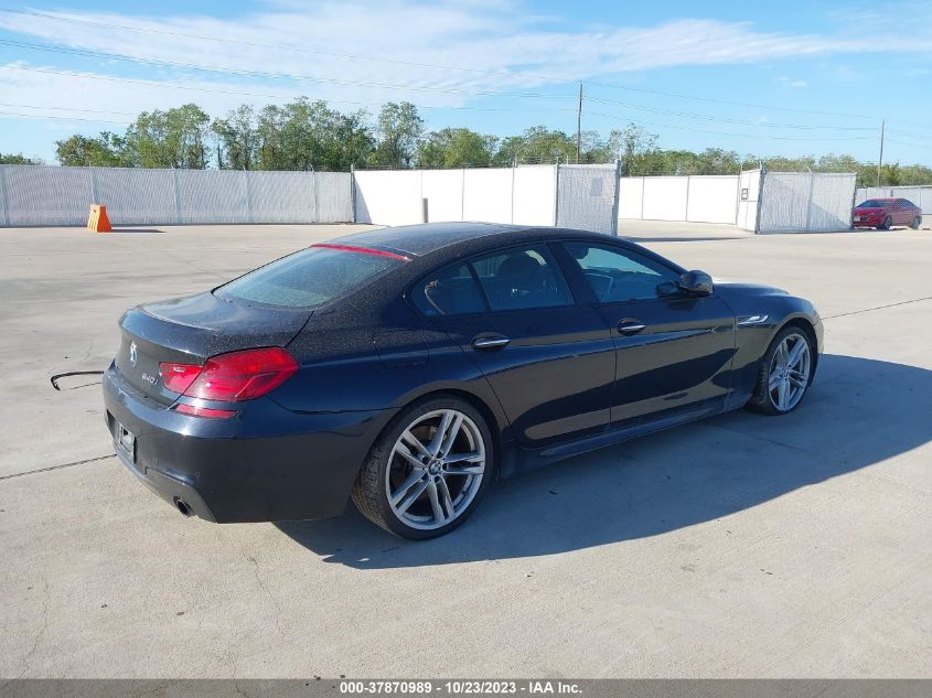 2015 BMW 640I GRAN COUPE WBA6A0C51FD318397