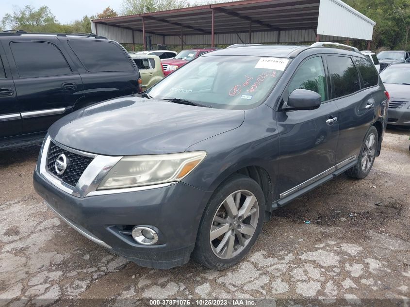 2014 NISSAN PATHFINDER PLATINUM - 5N1AR2MN2EC600225