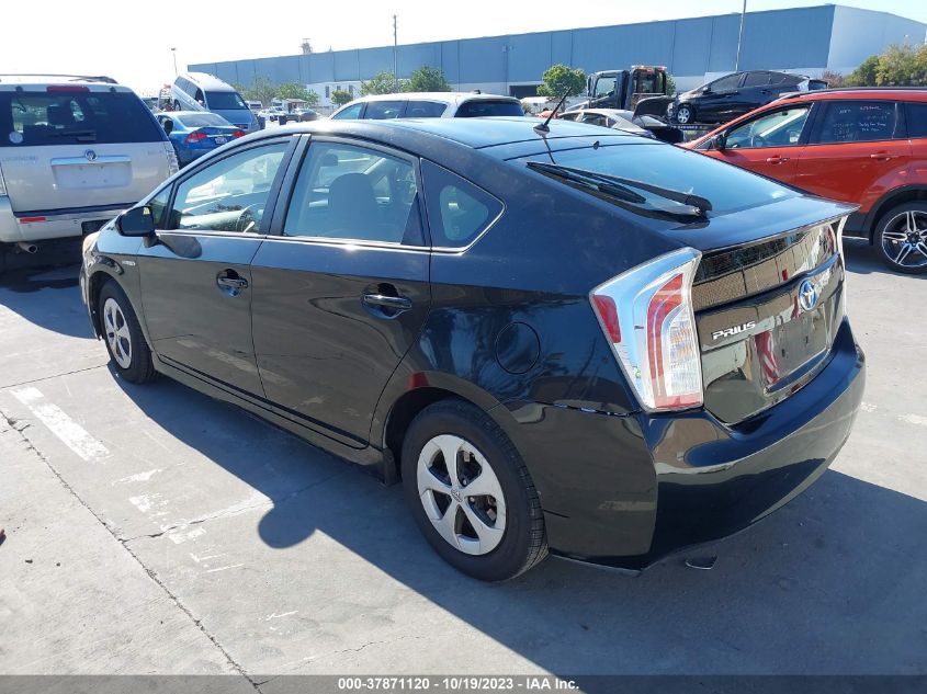 2014 TOYOTA PRIUS FOUR/FIVE/THREE/ONE/TWO - JTDKN3DU2E0360905