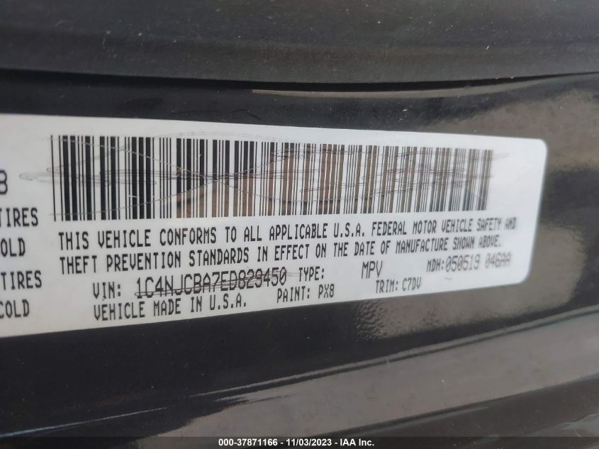 2014 JEEP COMPASS SPORT - 1C4NJCBAXED714907