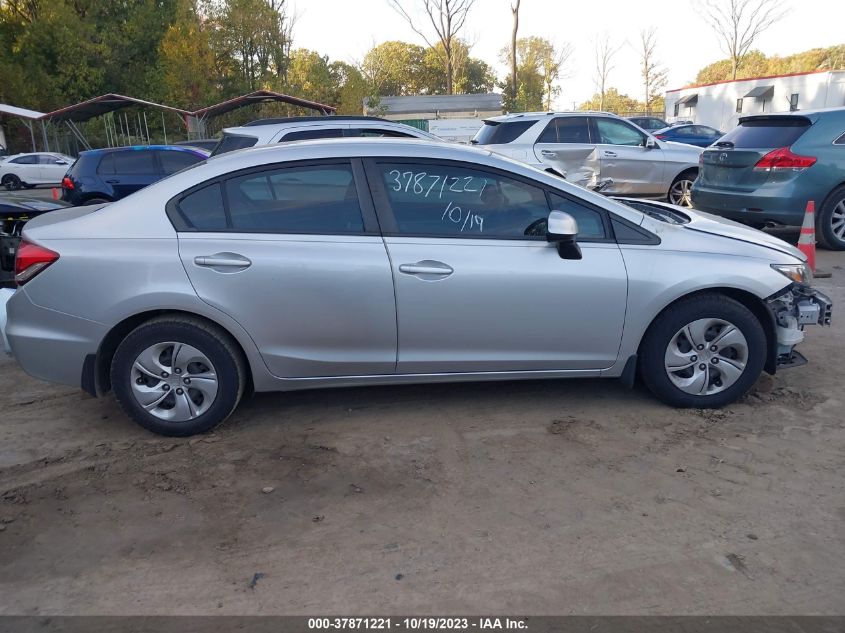 2013 HONDA CIVIC SDN LX 2HGFB2F52DH593723