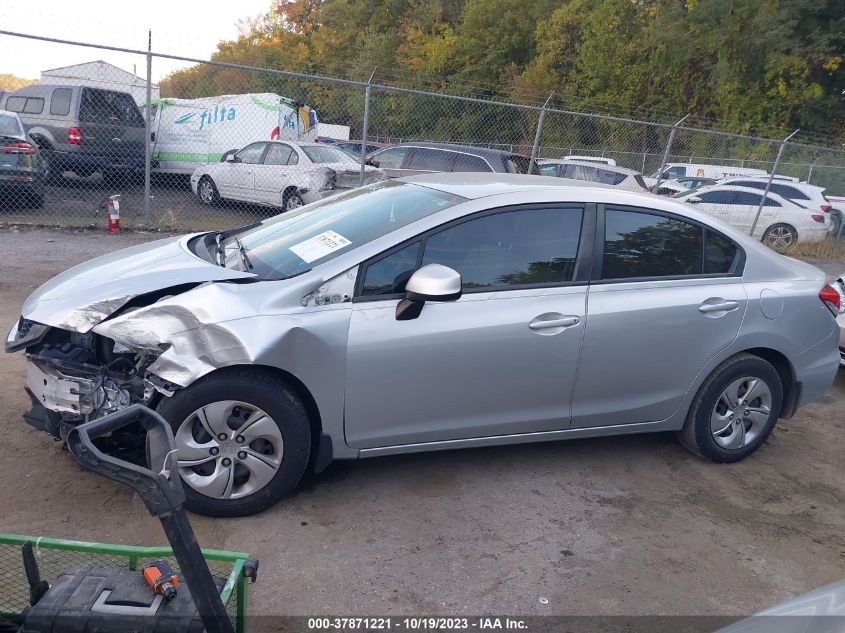 2013 HONDA CIVIC SDN LX 2HGFB2F52DH593723