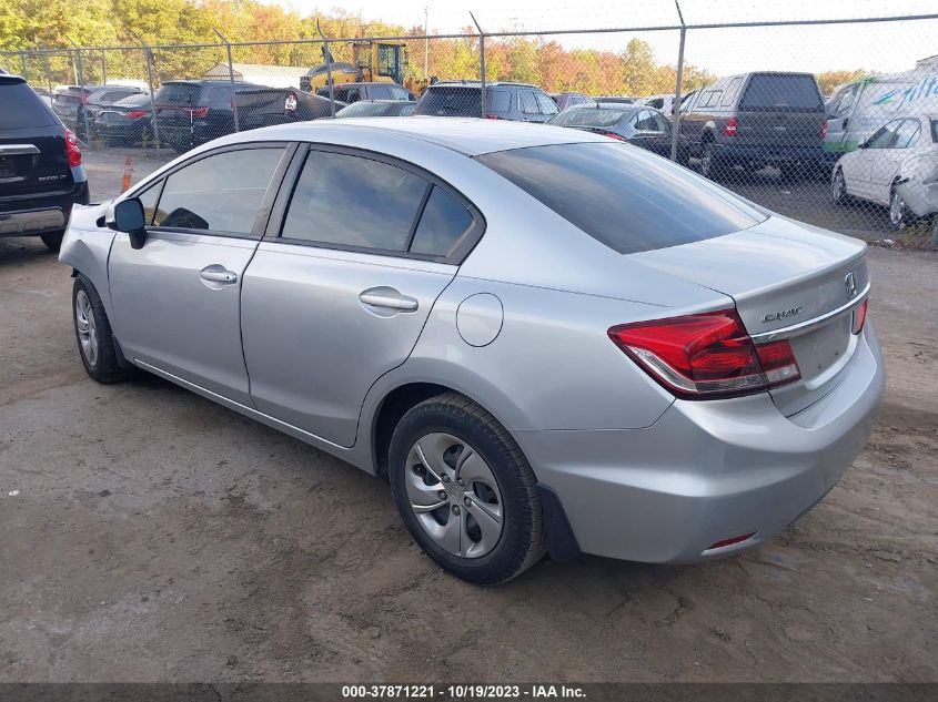 2013 HONDA CIVIC SDN LX 2HGFB2F52DH593723