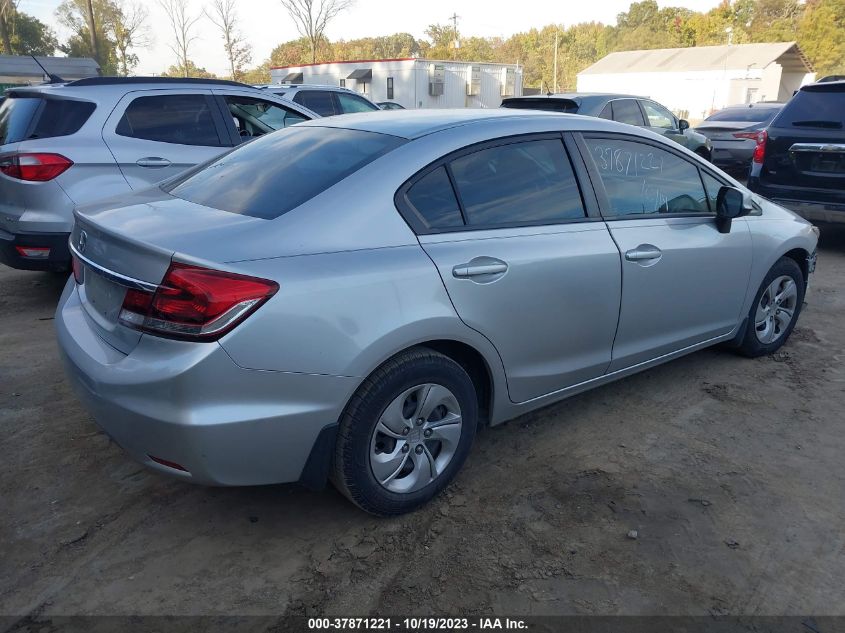2013 HONDA CIVIC SDN LX 2HGFB2F52DH593723