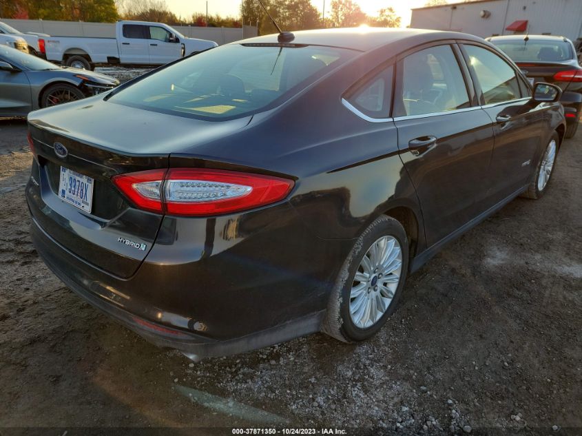 2014 FORD FUSION S HYBRID - 3FA6P0UU7ER394967