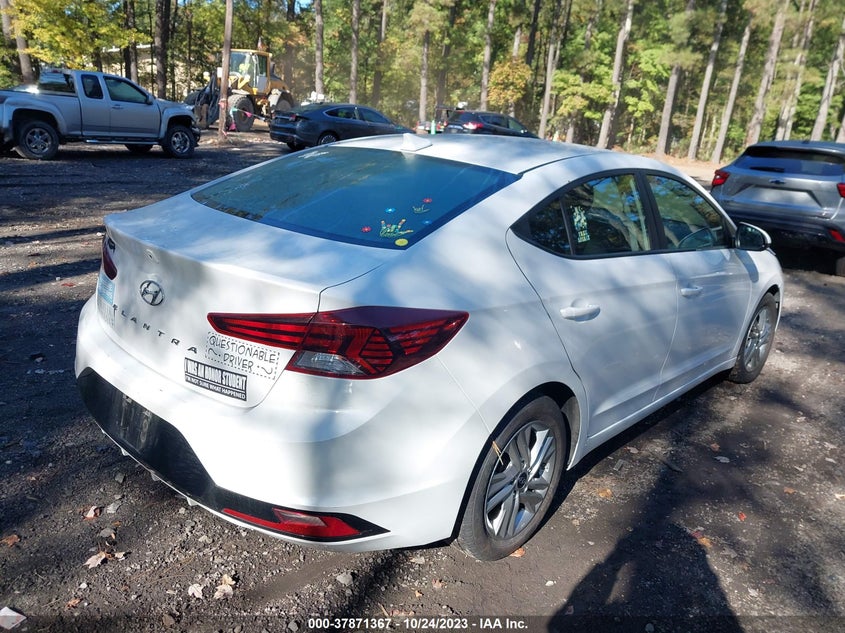VIN 5NPD84LF5LH583626 2020 HYUNDAI ELANTRA SEL/VALUE/LIMITED