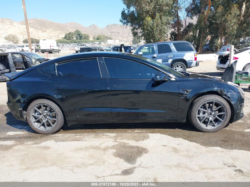 2022 TESLA MODEL 3 LONG RANGE - 5YJ3E1EB0NF180958