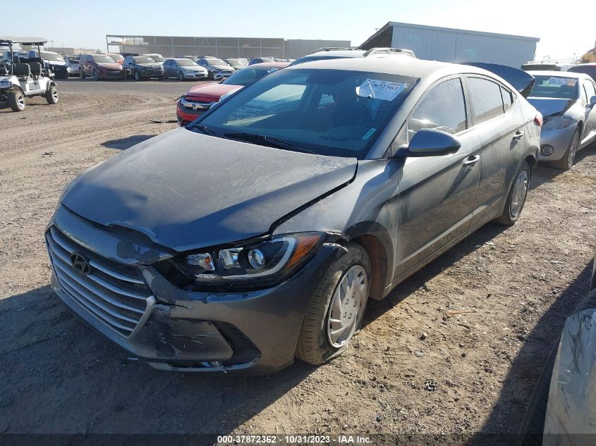 2017 HYUNDAI ELANTRA SE - KMHD74LFXHU162822