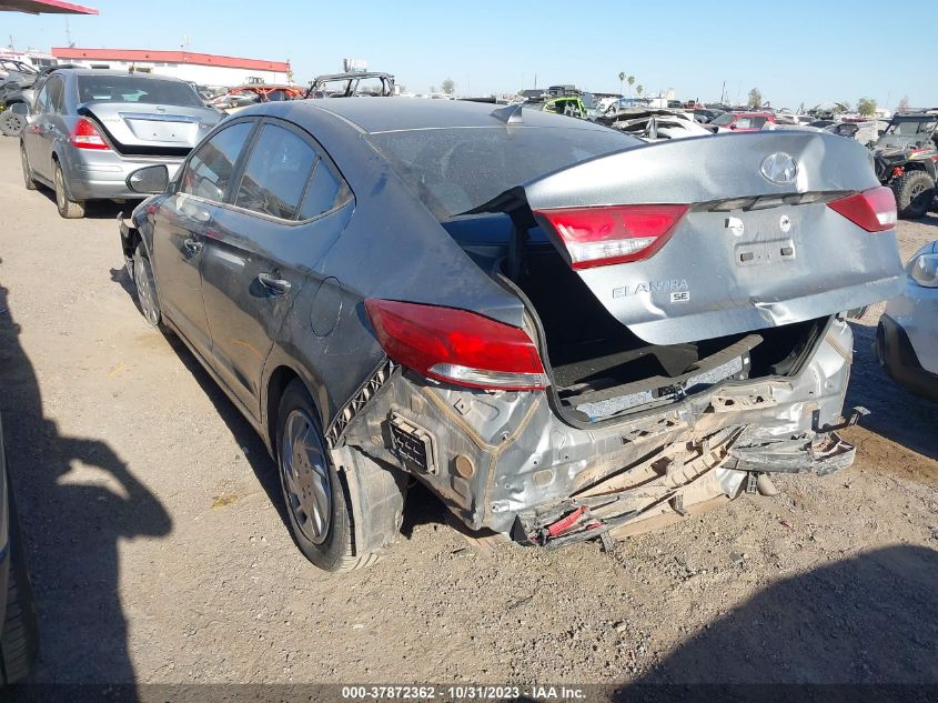 2017 HYUNDAI ELANTRA SE - KMHD74LFXHU162822