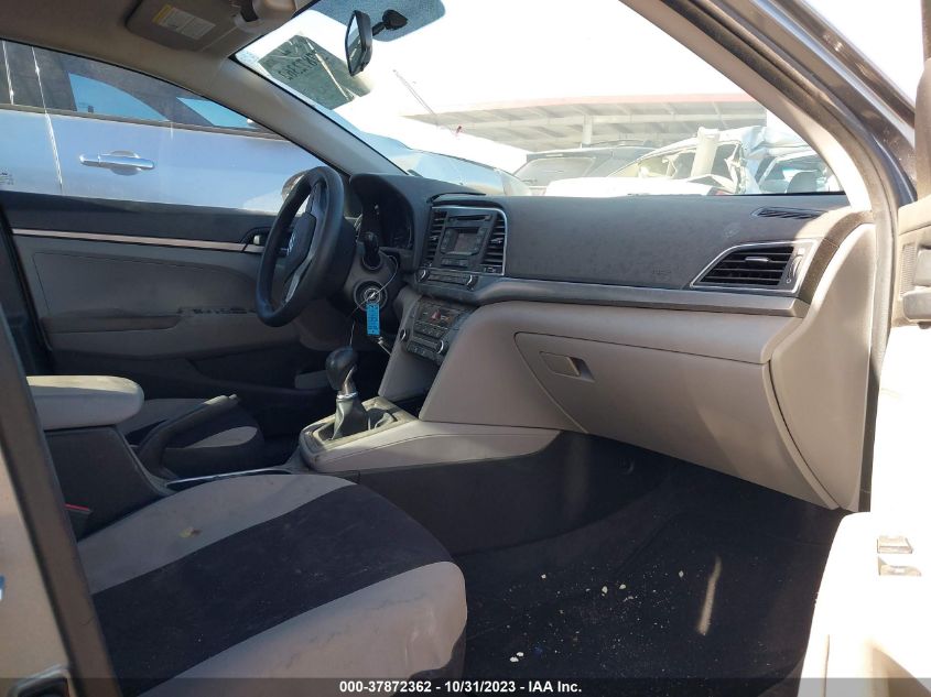 2017 HYUNDAI ELANTRA SE - KMHD74LFXHU162822