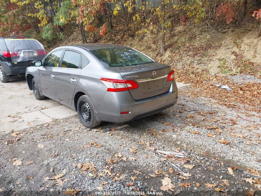 2015 NISSAN SENTRA S - 3N1AB7AP9FY304044