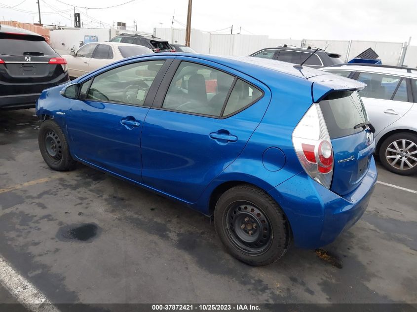2014 TOYOTA PRIUS C ONE/THREE/TWO/FOUR - JTDKDTB37E1570259