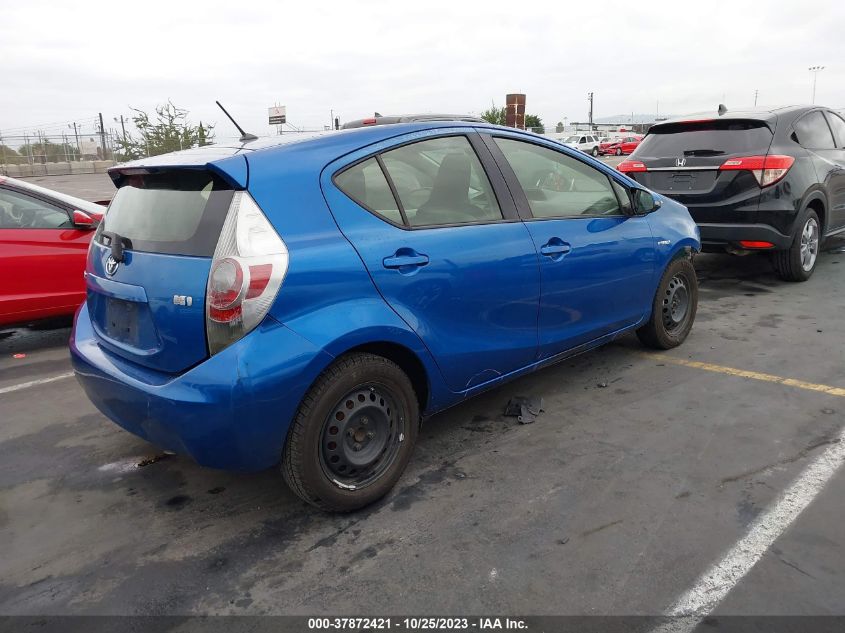 2014 TOYOTA PRIUS C ONE/THREE/TWO/FOUR - JTDKDTB37E1570259