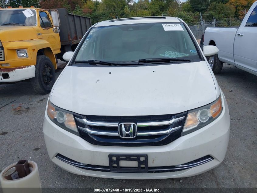 2014 HONDA ODYSSEY EX-L - 5FNRL5H69EB025380