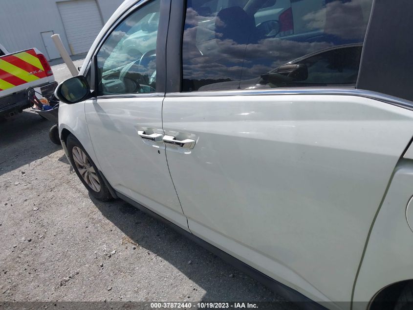2014 HONDA ODYSSEY EX-L - 5FNRL5H69EB025380