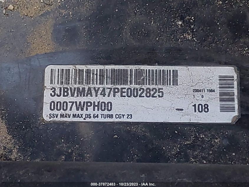 2023 CAN-AM MAVERICK X3 MAX DS TURBO 3JBVMAY47PE002825