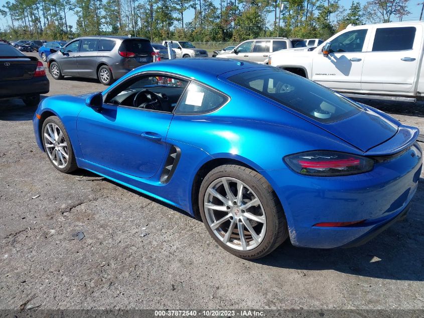 WP0AA2A88HS270529 | 2017 PORSCHE 718 CAYMAN