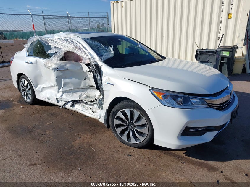 VIN JHMCR6F56HC018696 2017 HONDA ACCORD HYBRID EX-L
