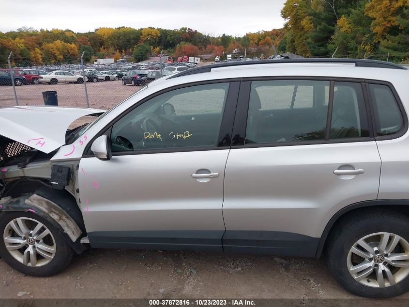 2017 VOLKSWAGEN TIGUAN - WVGBV7AX7HK007263