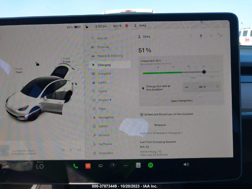 2021 TESLA MODEL Y PERFORMANCE - 5YJYGDEF9MF294489