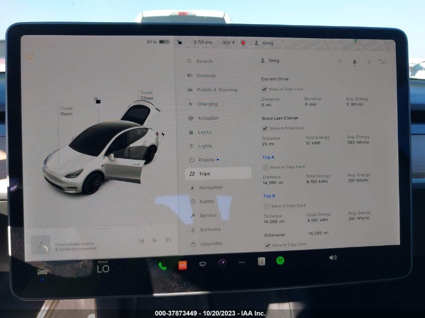 2021 TESLA MODEL Y PERFORMANCE - 5YJYGDEF9MF294489